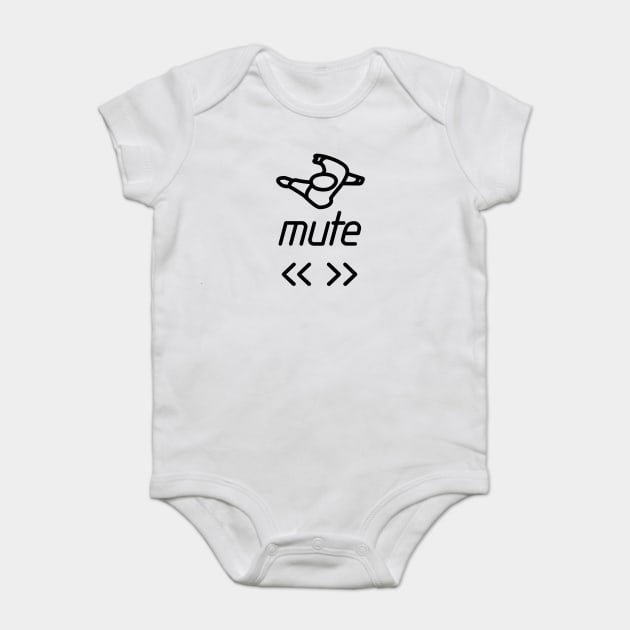 Mute Baby Bodysuit by Timeless Chaos